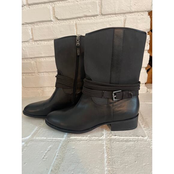 Chaps Women's Black Gari Strappy Buckle Boot Size 10 - Picture 1 of 6